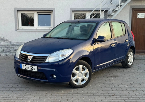 Dacia Sandero cena 9450 przebieg: 199876, rok produkcji 2009 z Inowrocław małe 56